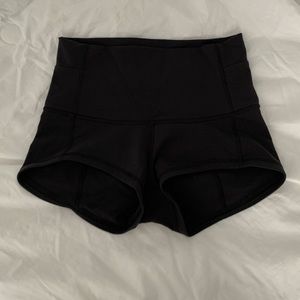 Lululemon high waisted shorts